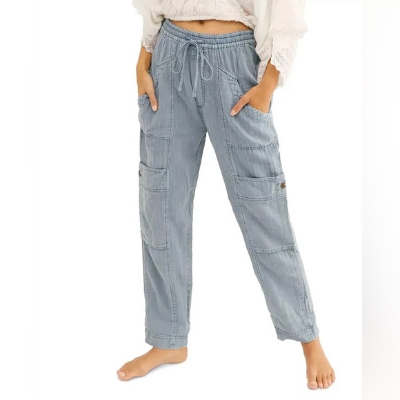 Free People Utility Pull on pants - Picture 3 of 13